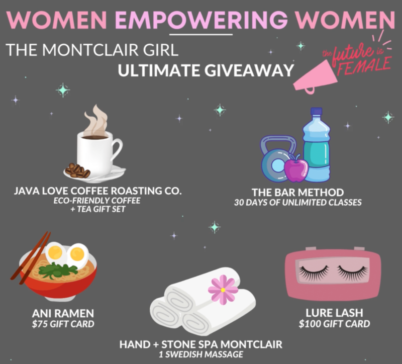 the montclair girl women supporting women ultimate sponsored giveaway