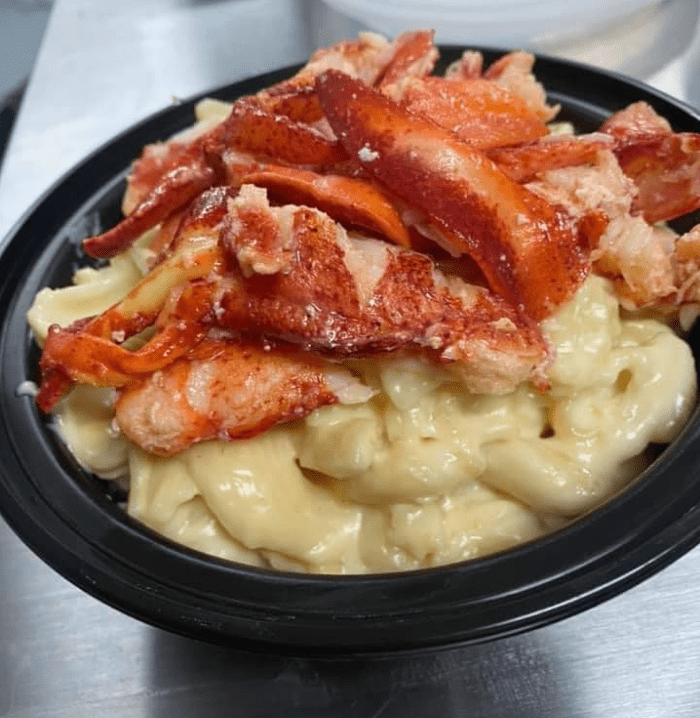 mystic lobster roll mac and cheese