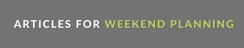 Website Divider Button Articles For Weekend Planning