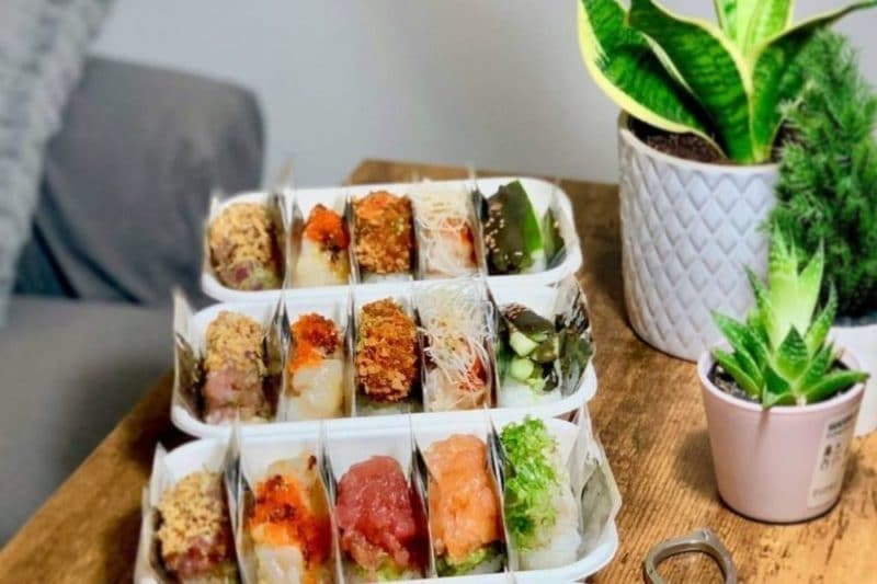 nami nori hand rolls