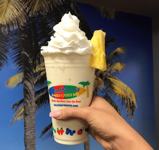 california fruit shakes 