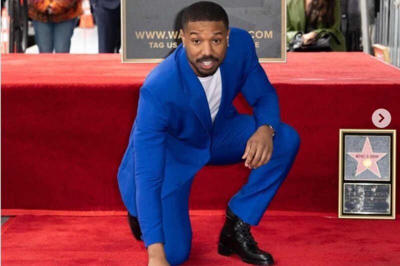 michael b jordan hollywood walk of fame