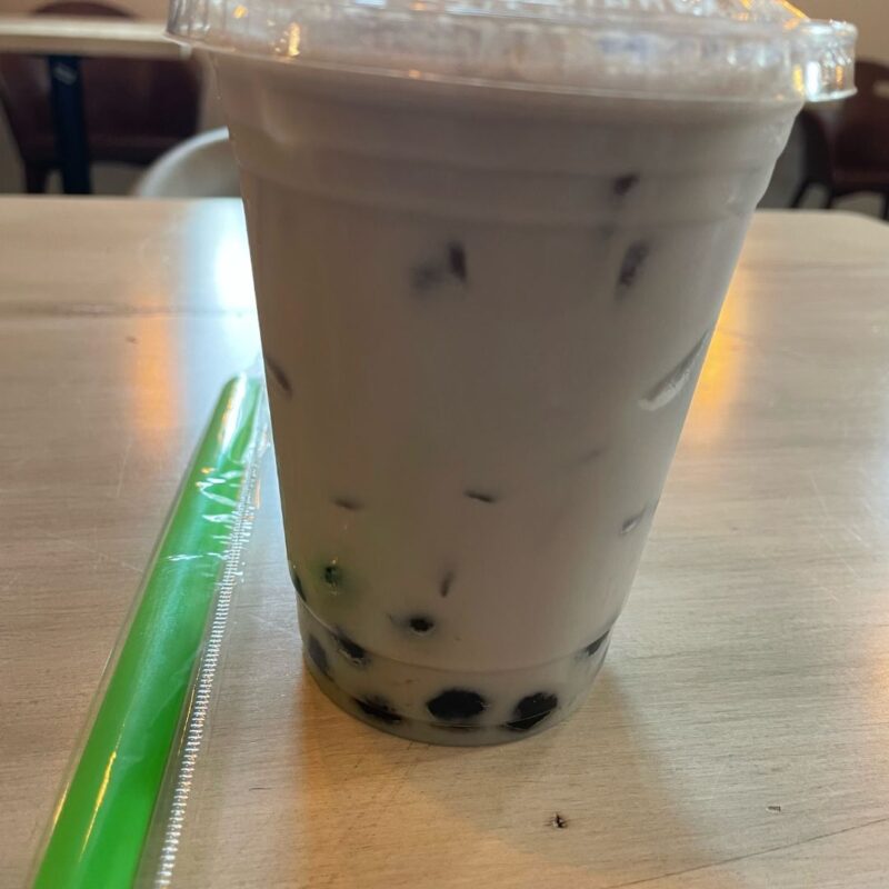 the tea company cafe taro bubble tea montclair