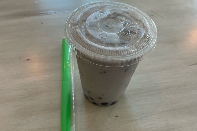 the tea company cafe taro bubble tea montclair