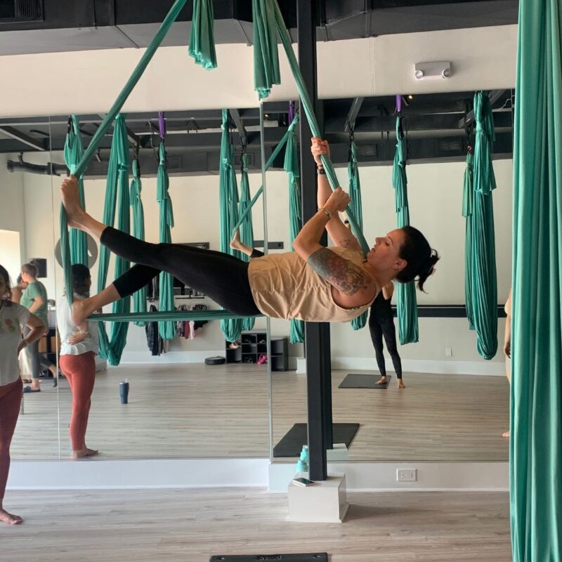 workout studio air aerial fitness south orange instructor