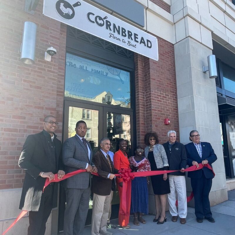 cornbread farm to soul restaurant montclair ribbon cutting