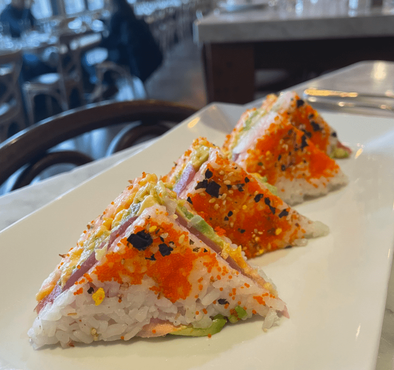 de novo sushi sandwich