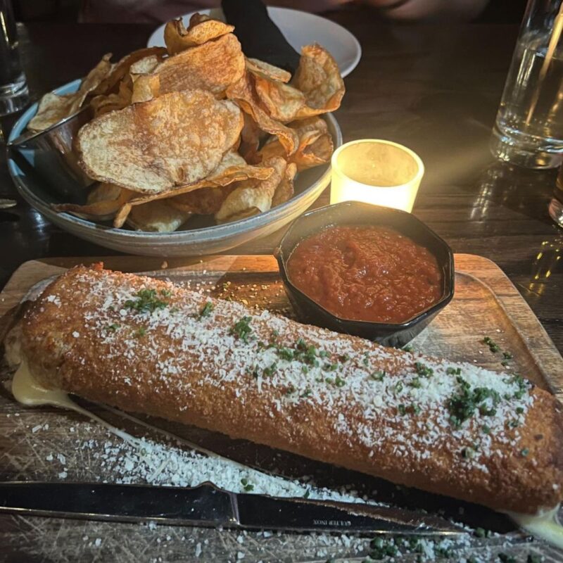 the brookdale bloomfield restaurant bar mozzarella stick