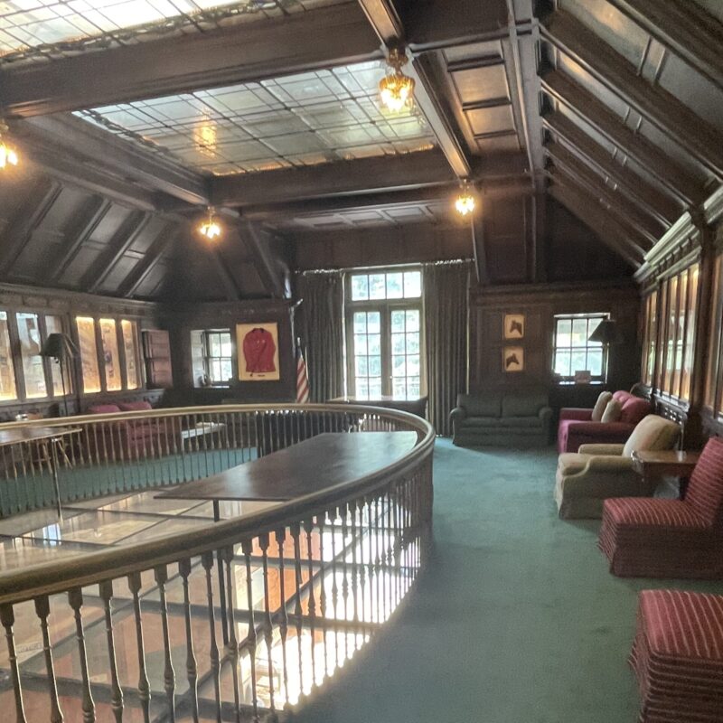 the trophy room at historic Hamilton Farm in Gladstone NJ