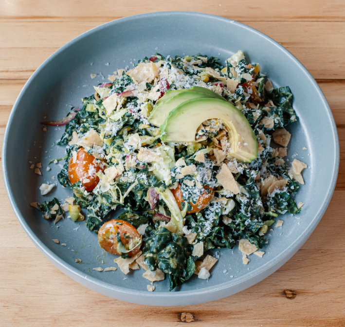 maize chopped kale salad
