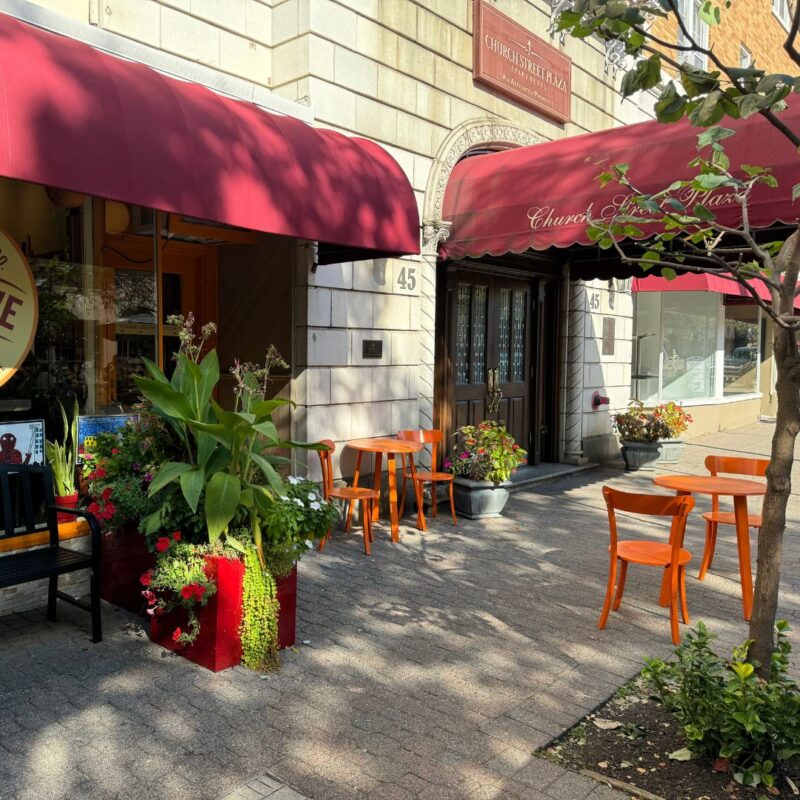 outdoor seating coffee shops montclair essex county nj