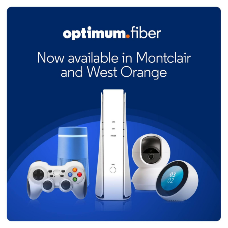 Optimum Fiber available in Montclair and West Orange graphic