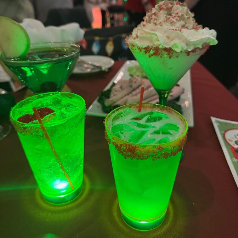 holiday cocktails grinchs grotto calandras caldwell nj