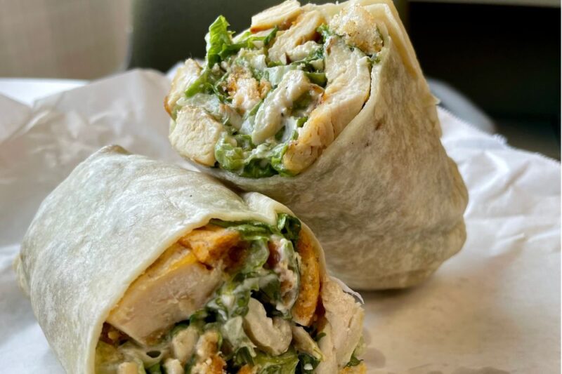 best chicken caesar wrap montclair essex county nj