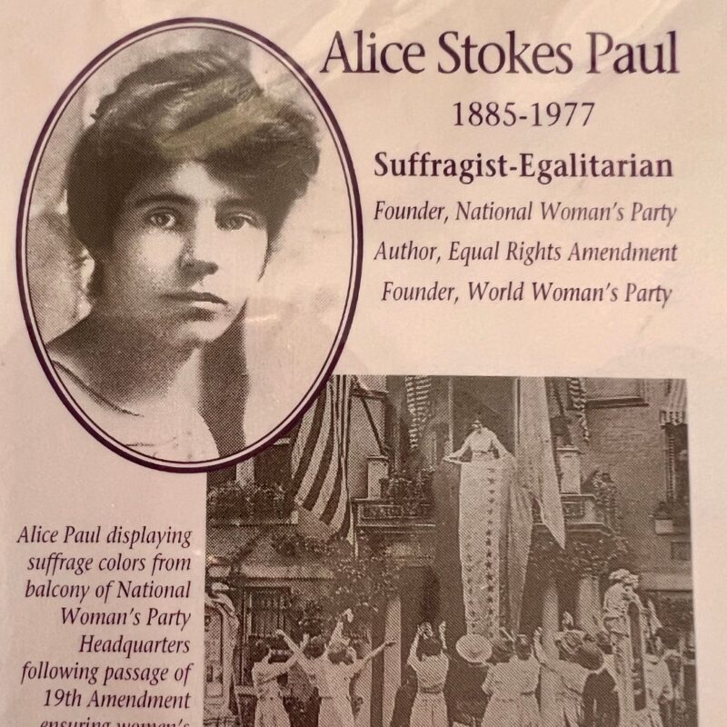 alice paul womens suffrage new jersey