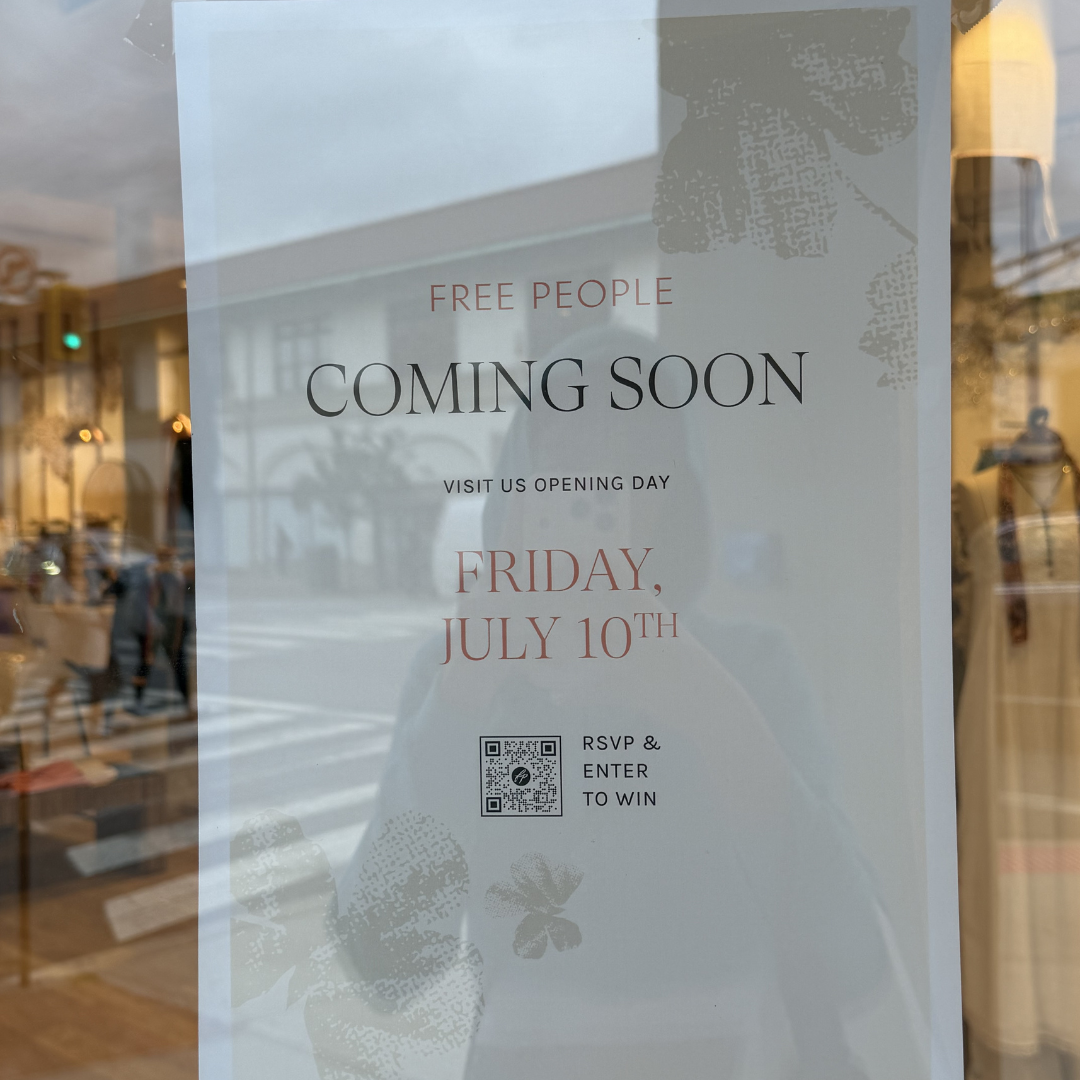MG free people opening day